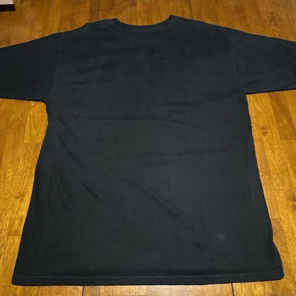 Bully Shooting Star Black Red Graphic Print Mens Streetwear Y2K Shirt Size Large - Picture 5 of 7